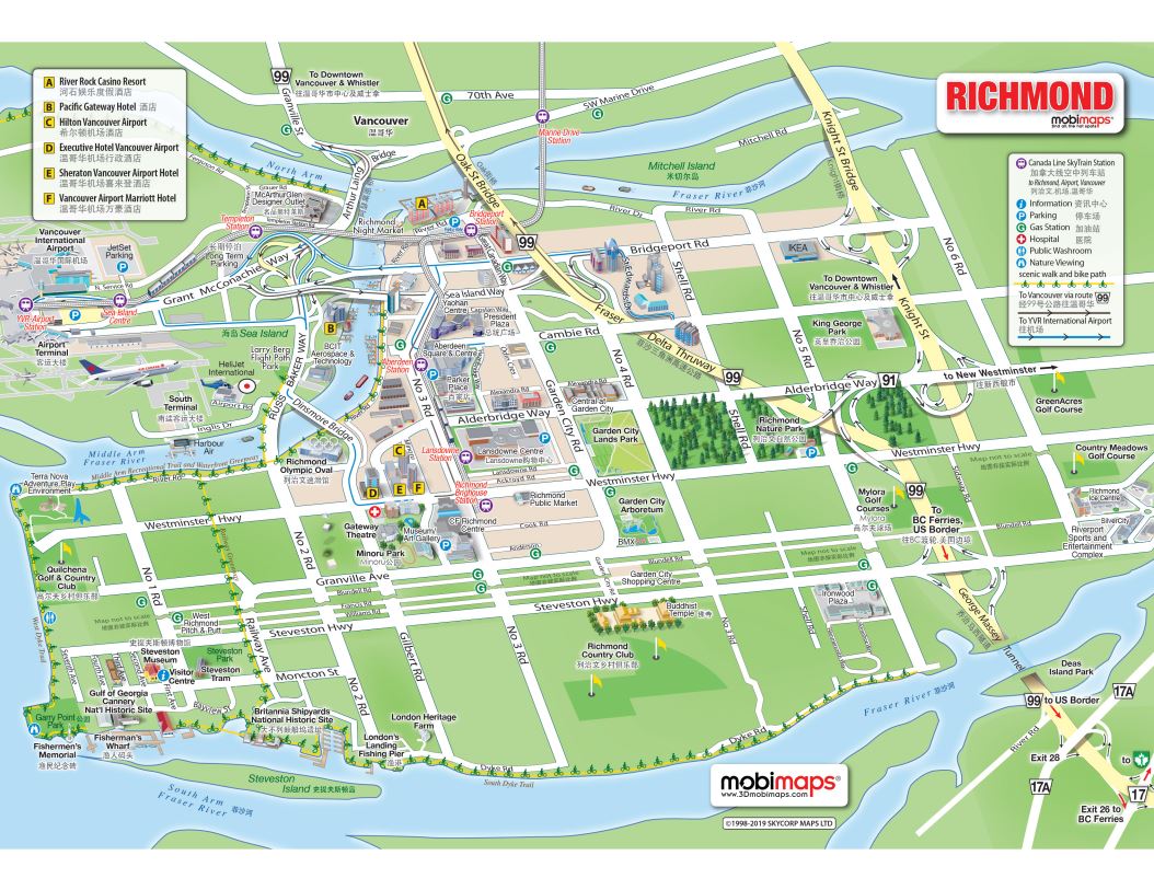 Richmond Printable Tourist Map Sygic Travel - vrogue.co